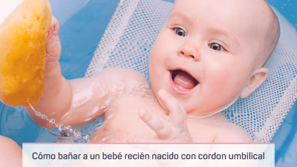 5 claves de cómo bañar a un bebé recién nacido con cordón