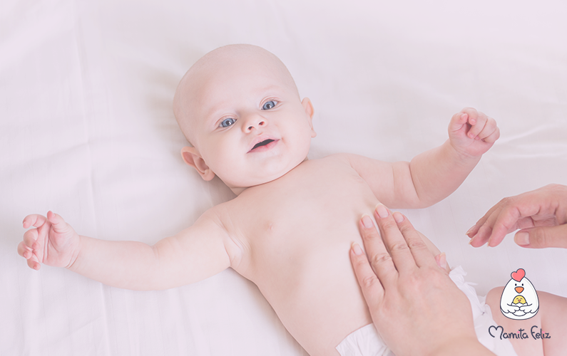 masajes para aliviar cólicos en recién nacidos